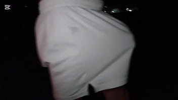 Enjoy my shoes and stroke until cum outside