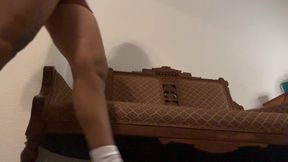 Just got done with the gym, you going to give me a foot massage?