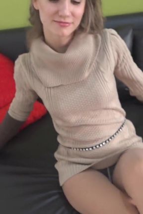 Teasing milking handjob