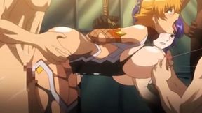 Taimanin Asagi 3 ep1 - Female ninja are tied up and given love potion before gangbang