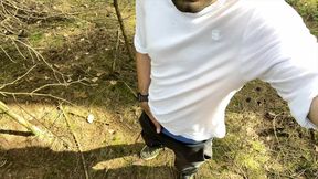 Dude pissing