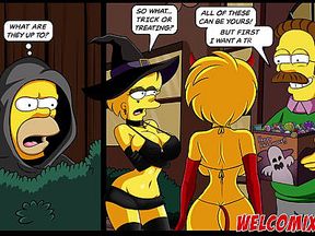 Special Halloween Night! Simpsons Porn! Simptoons!