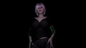 pov stripping and blow job