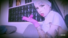 sinful nun dark prostate punishment handjob and rimming post orgasm denial