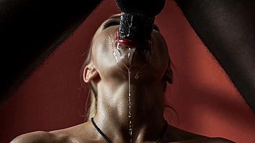 Hot Blonde Wife Goes to Interracial Porn Casting and Gets Destroyed by BBC - Cum Eating (AI Generated)