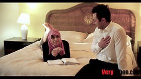 Stepdad bangs hijab-wearing chick in a hot hijab fuckfest