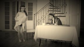 Racy Vixen's Vintage Booty Boogie. Sultry Stripper Gets Down Dirty in 1937