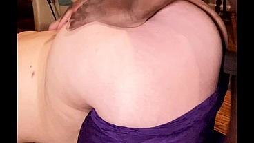 Her new trainer wore her ass out all over the floor
