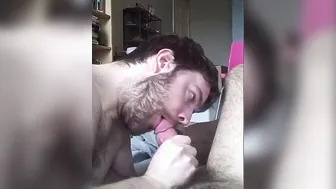 Amateur Bear Buddies Big Cock Blowjob and Anal Fuck