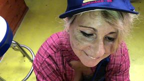 the mechanic fantasy – luna green in a long, no-limits session