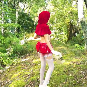 Little Red Riding Hood&#039;s Adventure in the Forest - Pussy Destruction - Deep Throat