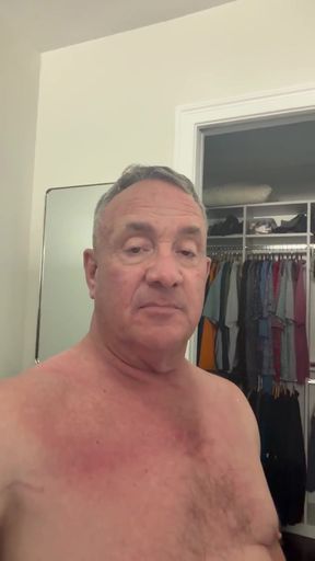 Stepdaddy Taking a Shower After Golfing