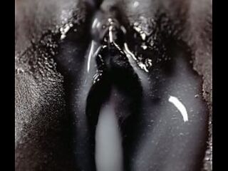 Black Stomach Inflation - Biggest Cumflation Sex