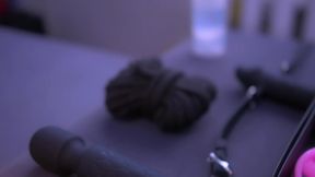 prurient wife pegging her man s and gets cumshot.