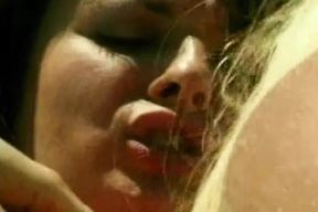 Attractive MILFS licking each other&#039;s cunts by the pool