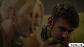 Stepbrother barebacks skinny ts in her ass