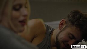 Stepbrother barebacks skinny ts in her ass