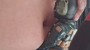 A controller holder holding my belly