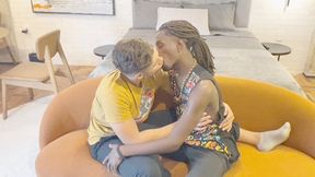 INTERRACIAL KISS WITH A LOT OF PASSION - BY NATHAN COLLINS AND WALLIF TURNER - CLIP 02 IN FULL HD