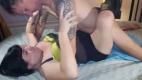 Horny milf in basque