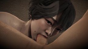 japanese wife gives tremendous blowjob and fucks her in the air until she moans with pleasure [full video]
