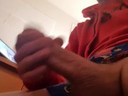 Close up cum blast