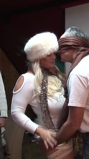 Powerful moment from "Watching the milfs huge tits bouncing all over the room"