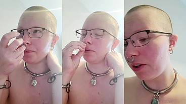 An update on how the nose piercing stretching is going, very frustrated ?