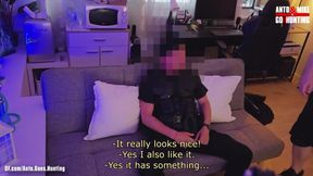 Dominant Security officer gets worshipped and blown by straight guy