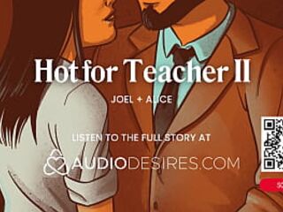 Hunk Taskmaster Professor Has Sex With His Female Sub in The Classroom - ASMR Erotic Role Play