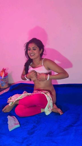 2026 Latest Beautiful Desi Rani Bhabi with Her Stepbrother Alone at Home