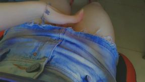 POV non stop moaning hot student touching herself until cumming wearing a mini skirt