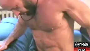 Tattooed Vintage Gay Sucks And Strokes Hard Gay Cock