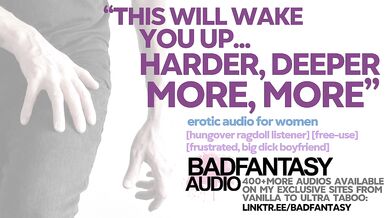 Eight Inches of Hangover Cure [M4F] [Rough Morning Sex] [Free-Use Ragdoll] [Degradation] [Roleplay]