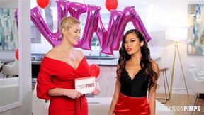 Asian Babe Vina Sky Gets Interviewed in an Exclusive Scene