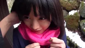 Amateur girl with tiny tits Yuna Kimino sucks and licks cock 6