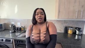 Curious Step Sister's Kitchen Adventure Takes an Unexpected Turn!