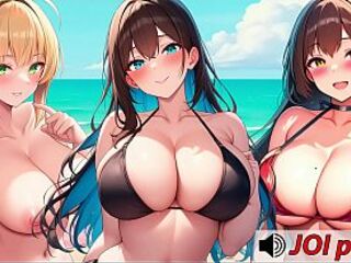 Knowing about Fate and her allies makes u wanna wank at sea. JOI roleplay - Spanish voice.