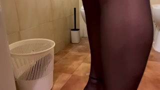 Nylon Legs Feet Excitement …Deep Tongue Kiss