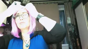 My slutwife and a prankster Aimee in her two broadcasting guises: for young and adult viewers   ))