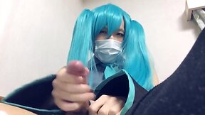 Hatsune Miku crossdresser cosplay
