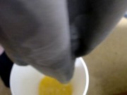 pissing clothes again