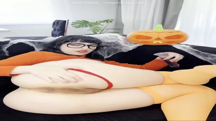 Demon Mika Pumps Her Asshole & Pussy As Velma