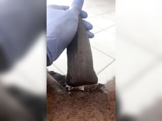 Edging with my glove