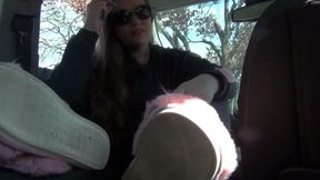 Backseat Passenger Worships My Smoke And Pretty Feet