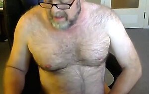 Daddy Bear Eats His Own Cum