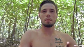 CZECH HUNTER 450 - Hunk With A Goatee Takes A Fat Cock In His Smooth Ass