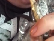 CANDY CANE SUCKING ASMR