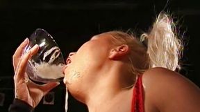 Blonde in vintage sex lingerie blowjobs big cock and enjoys hardcore fuck