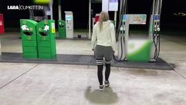 TANK & TEASE | Bold Public Act at the Gas Station